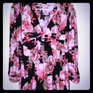 Gorgeous flower print top